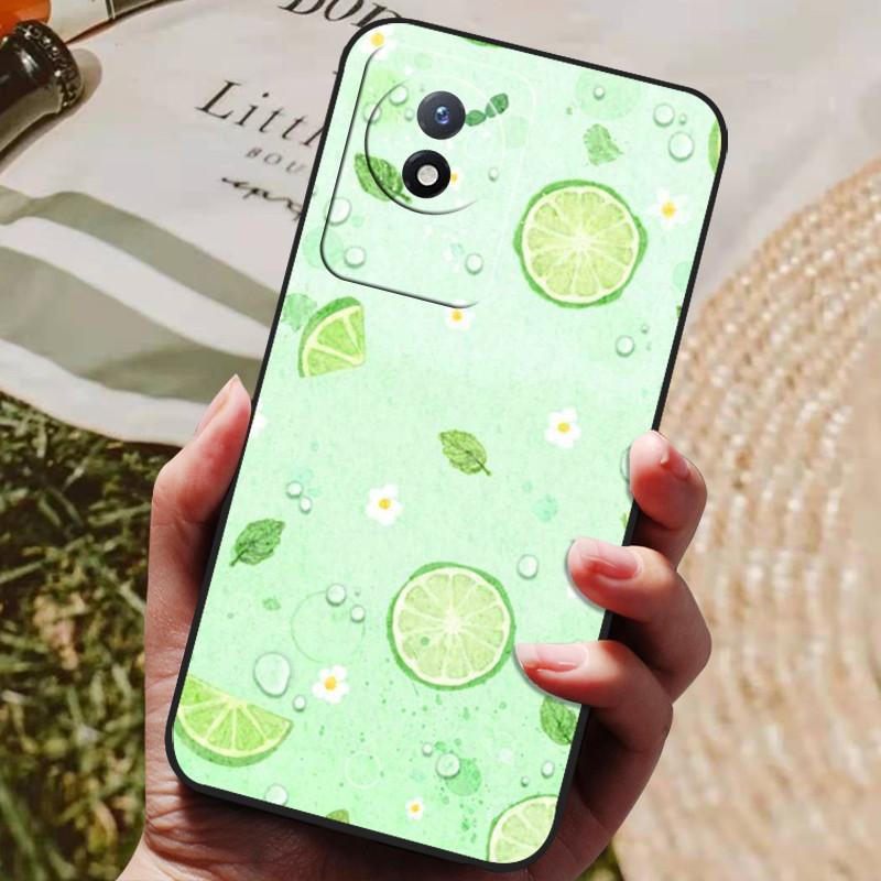 For Vivo Y02S V2203 Case Soft TPU Silicone Back Cover for Vivo Y02 V2213 Y02 Y 02S 4G 2022 Phone Cases Protective Fashion Coque