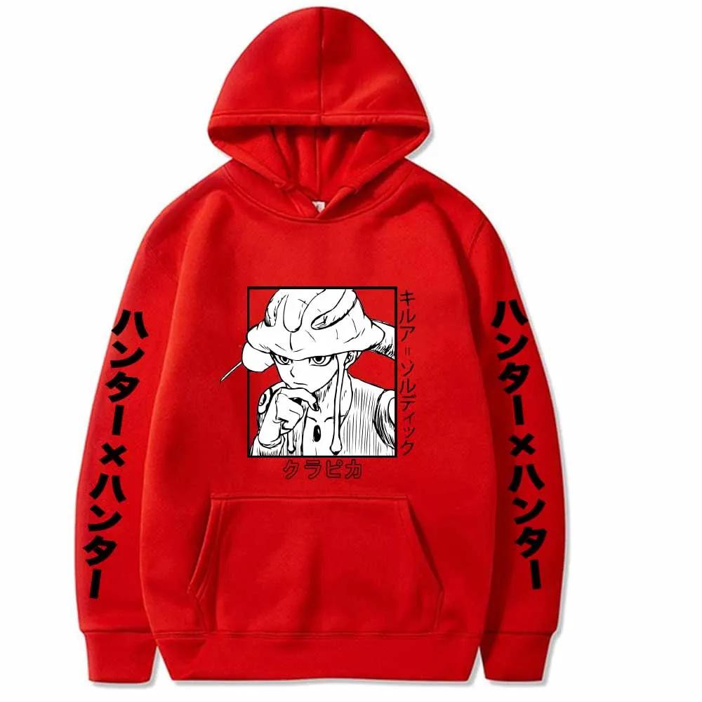 Vintage Mang Meruem Hooded Anime Hunter X Hunter Hoodies Sweatshirts Men Women Aesthetics Tops Streetwear Sweatshirt