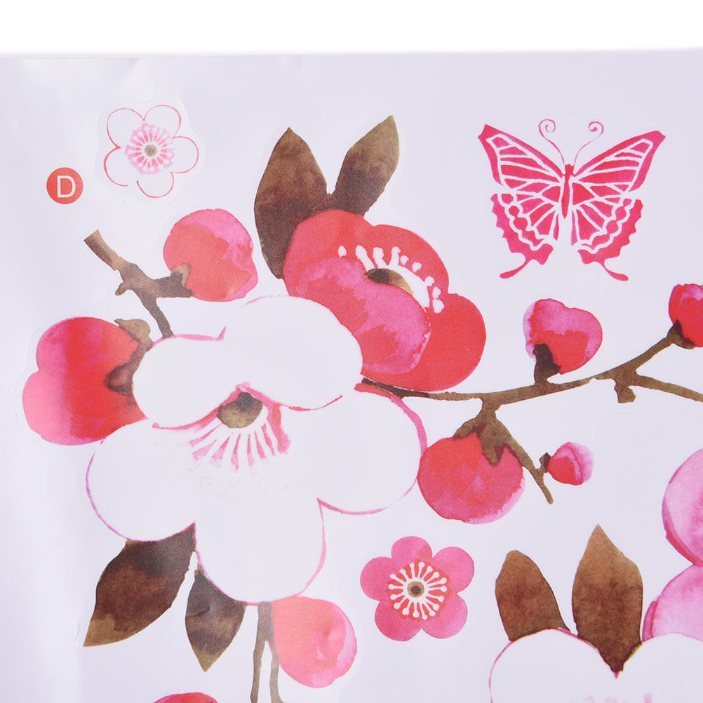 Flower Wall Sticker Cherry Blossom Wall Sticker Home Decoration
