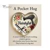 Capsule Shaped Ornament Pocket Hug Token for Hairstylists Heart Acrylic Band-aid Art Keepsake with Mini Hair Tools Stylist Appreciation Gifts Medicine