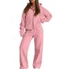 Women's Casual Sweatshirt Jacket Set Comfortable Loungewear for Fall Winter
