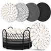 8/10 Pcs Cotton Rope Woven Trivet Placemats Braided Hot Pads Natural Dinner Plate Mat Set  Desk