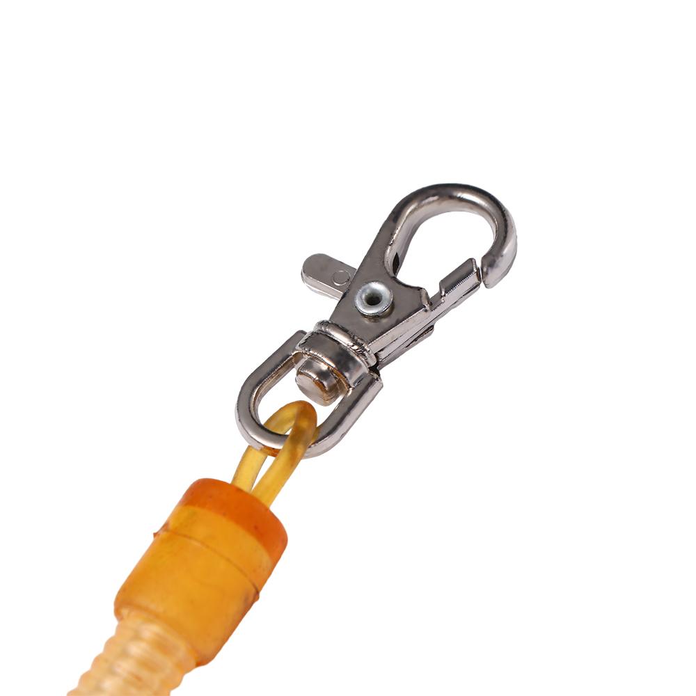 For Outdoor Hiking Spring Key Cord Spring Elastic Rope Fishing Lanyards Anti-lost Phone Keychain