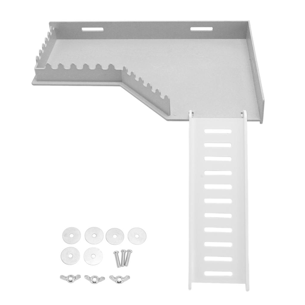 Hamster Cage Platform Safe Exercise Toy Plastic Small Animal Cage Standing Platform with Ladder for