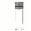 Titanium Lid Double-Layer Glass Tea & Water Separation Mug with One-Button Open - Portable Business Cup for Men