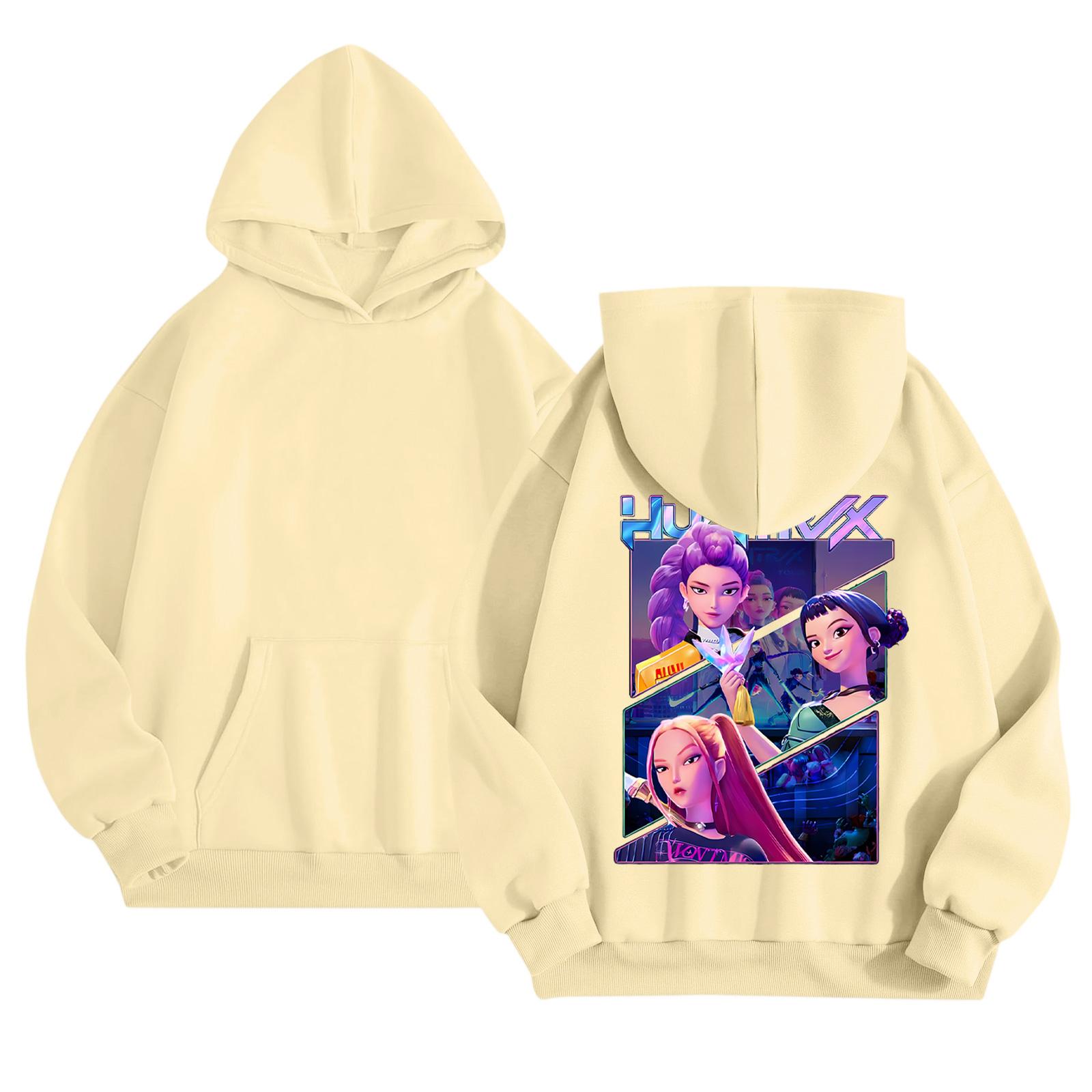 

Детский пуловер свободного кроя с длинными рукавами, модная толстовка с капюшоном 140 бежевый