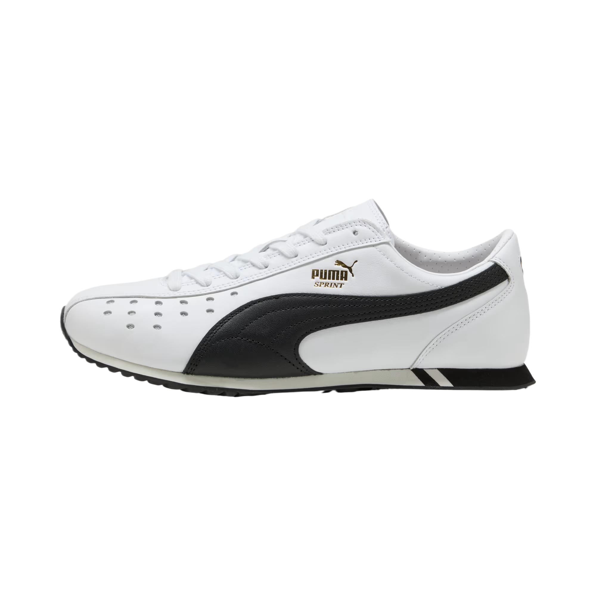 Puma Sprint White Black Unisex Sneakers Black------Details 402960-01 43