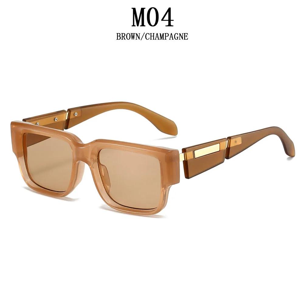 Retro Sunglasses Unisex Trendy Vintage Square Sunglass Women Men Shades Luxe Lunette Soleil Femme Gafas De Sol Hombre