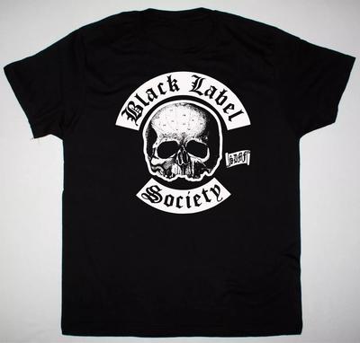 BLACK LABEL SOCIETY Schwarzes Baumwoll-Kurzarm-T-Shirt Volle Größe S5XL Unisex-T-Shirt