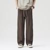 Ice Silk Pants Men's Summer Thin Elastic Waist Sports Quick-drying Pants Loose Straight Spring and Autumn New Casual Trousers