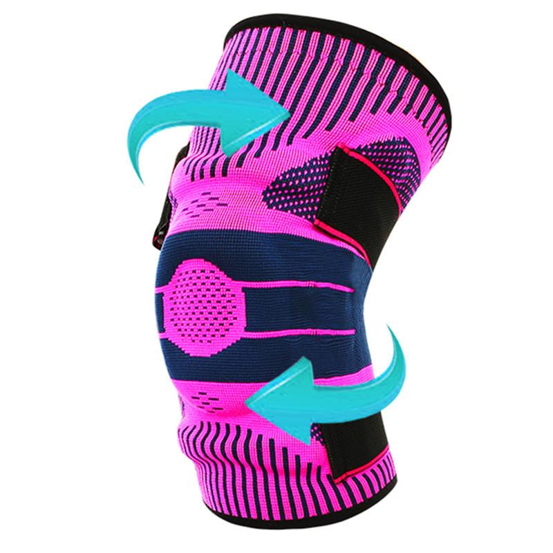 

Спортивный ремень для защиты колена, мужской и женский нейлоновый ремень для фитнеса, приседаний, бега, защиты суставов на велосипеде, защита мениска от тепла XXL