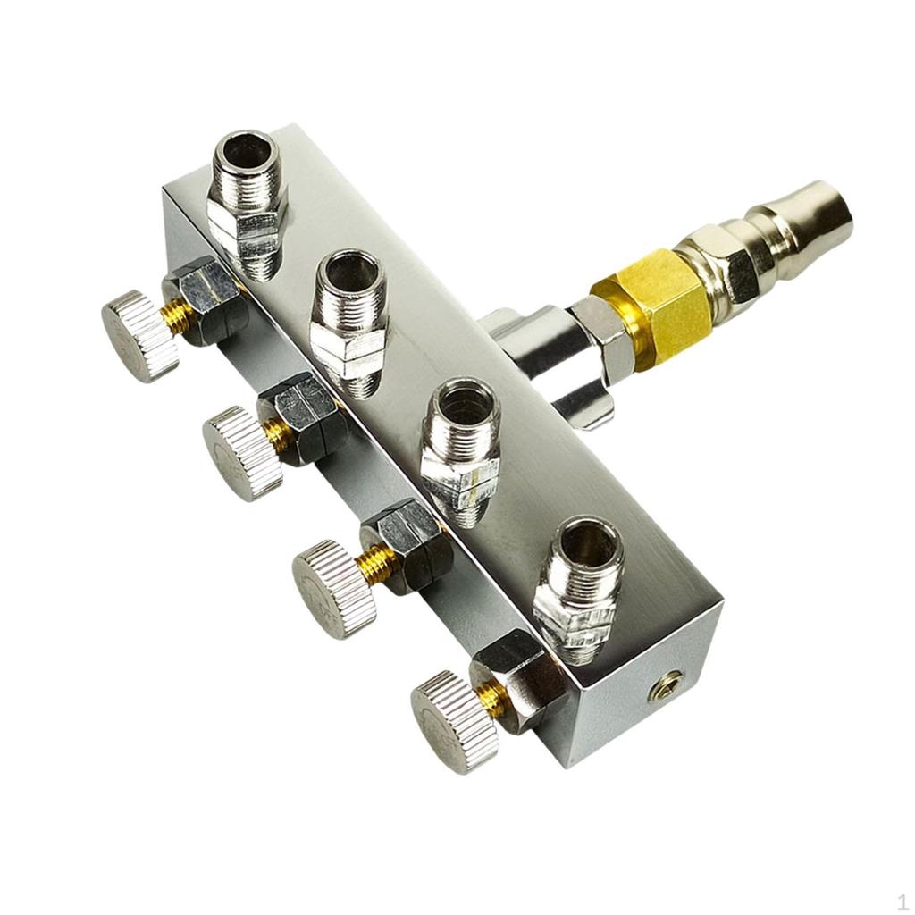 Airbrush Air Hose with Inlet Outlets Adapter Components Replacement