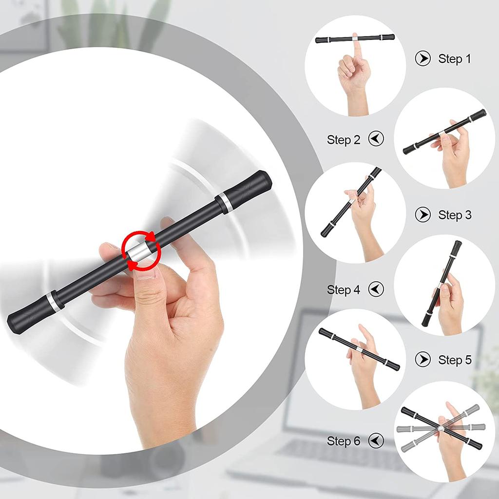 Professional Turn Pen Beginner Special Turn Pen Game Spinning Pen Flying Spinning Pen with Weighted Ball Finger Spinning Pen Gam