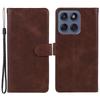 For Motorola Edge 60 Fusion 5G Case PU Leather Wallet Protective Phone Cover Calf Texture