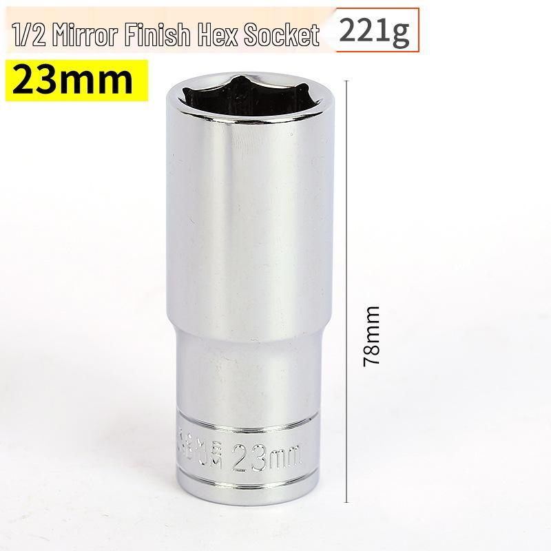 1/2" Großer Ratschenschlüssel mit 8-32mm Sechskant-Spiegelstecknüssen