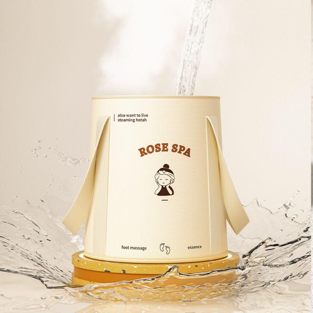 Anti-Leak Foldable Foot Washing Bag Portable Bucket for Soaking Feet  Dormitory