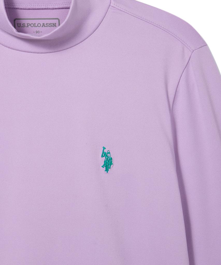 USPOLOASSN Long Sleeve Double-Fleece Lavender