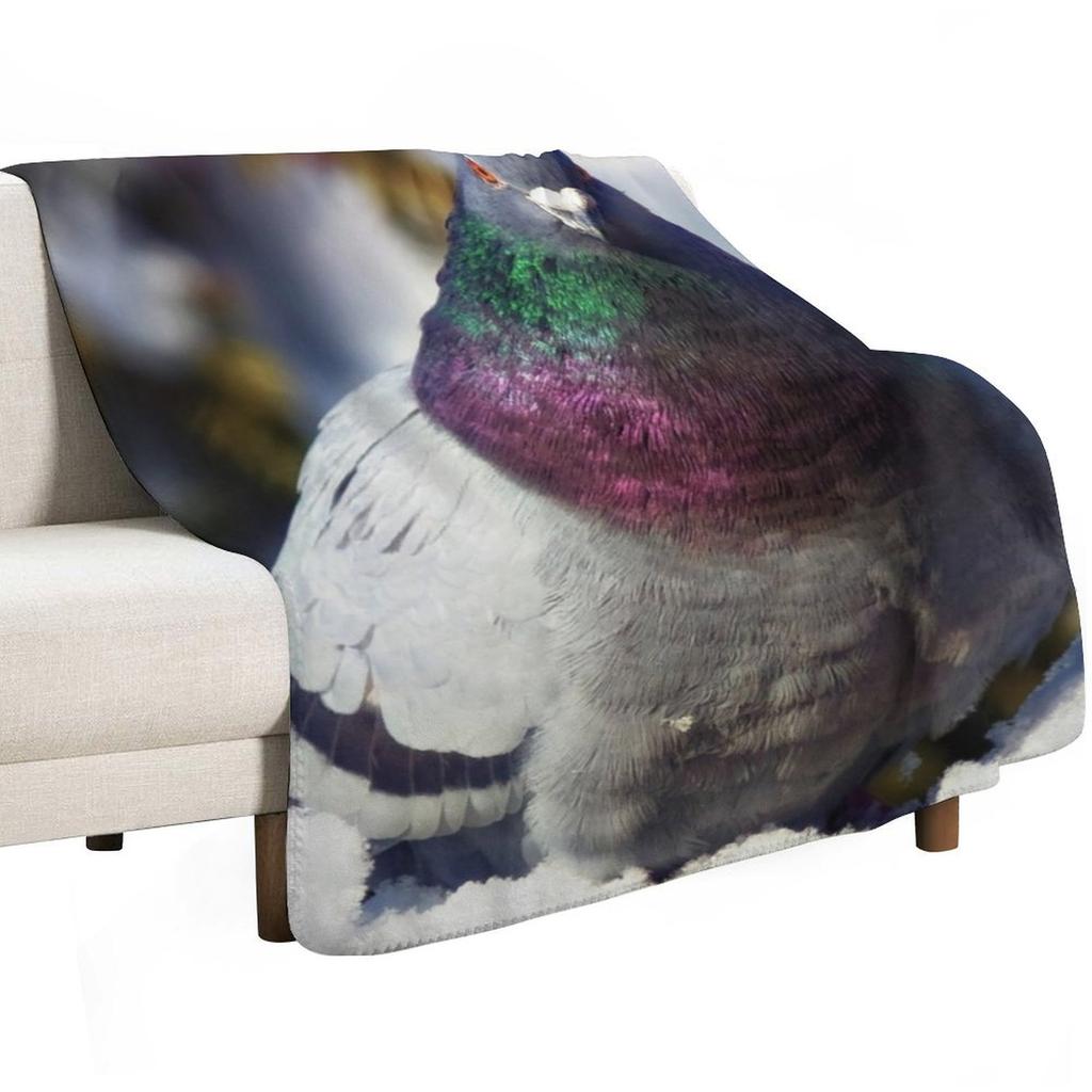 Süße Wilde Taube Decke Gemütliche Überwurfdecke für Bett Sofa Stuhl