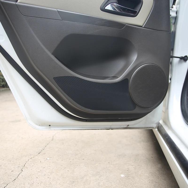My Good Car 4PCS Auto Brennende Kohlefaser Vinyl Innentür Schutzfolie Aufkleber Fall Chevrolet Cruze 2009 - 2014 Zubehör