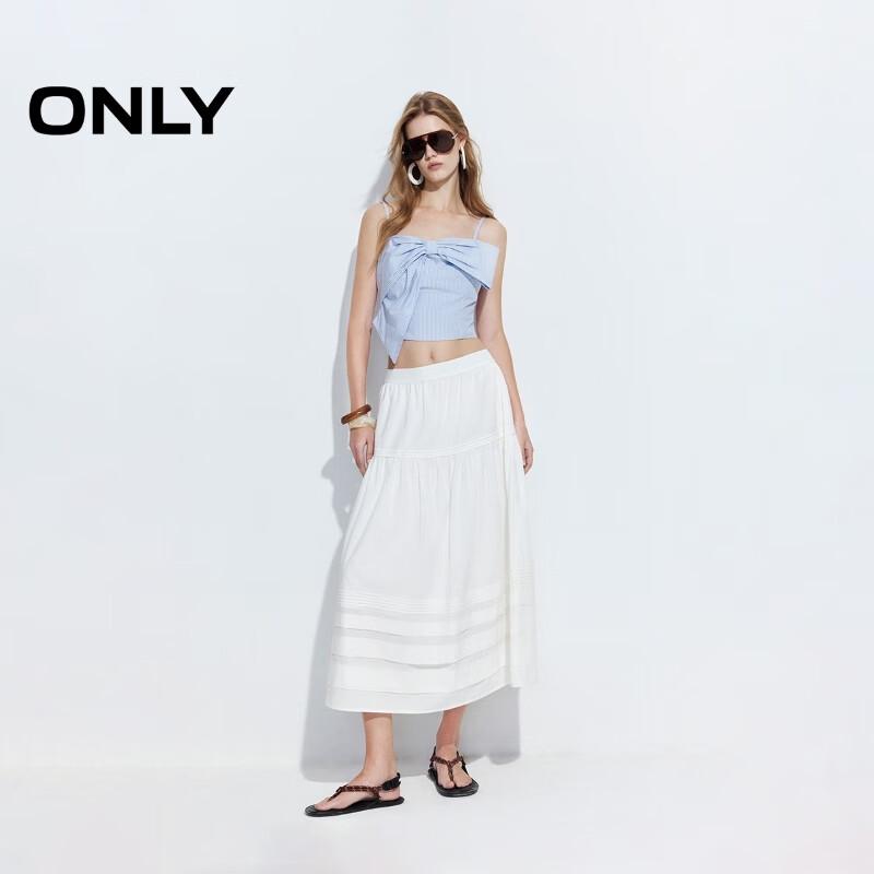 ONLY Women's Striped Bow Camisole Blouse