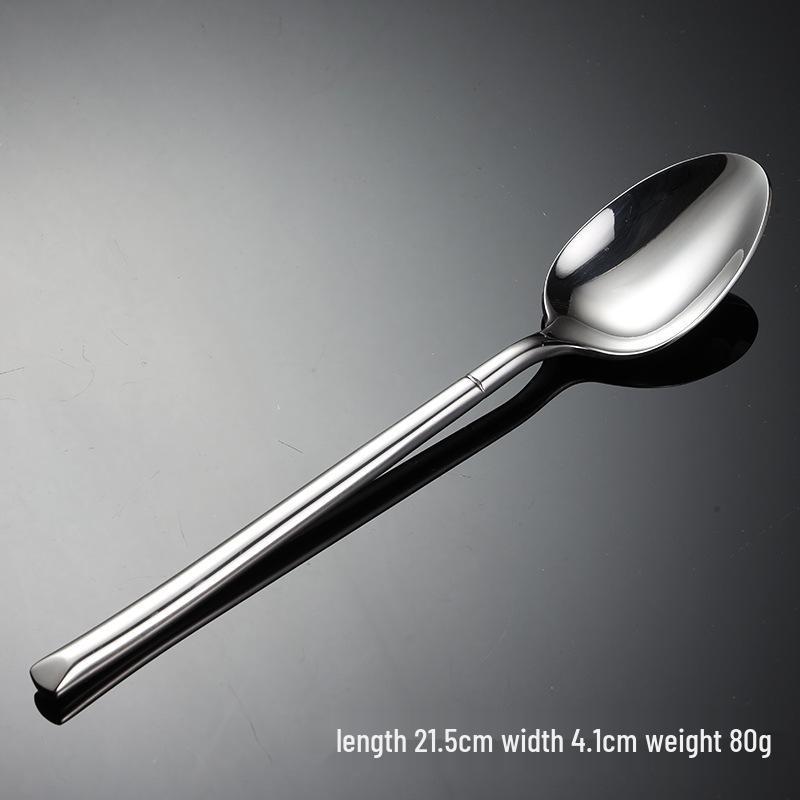 Multi-Spec Knight Mirror Polished Square Handle 304 Stainless Steel Cutlery Set