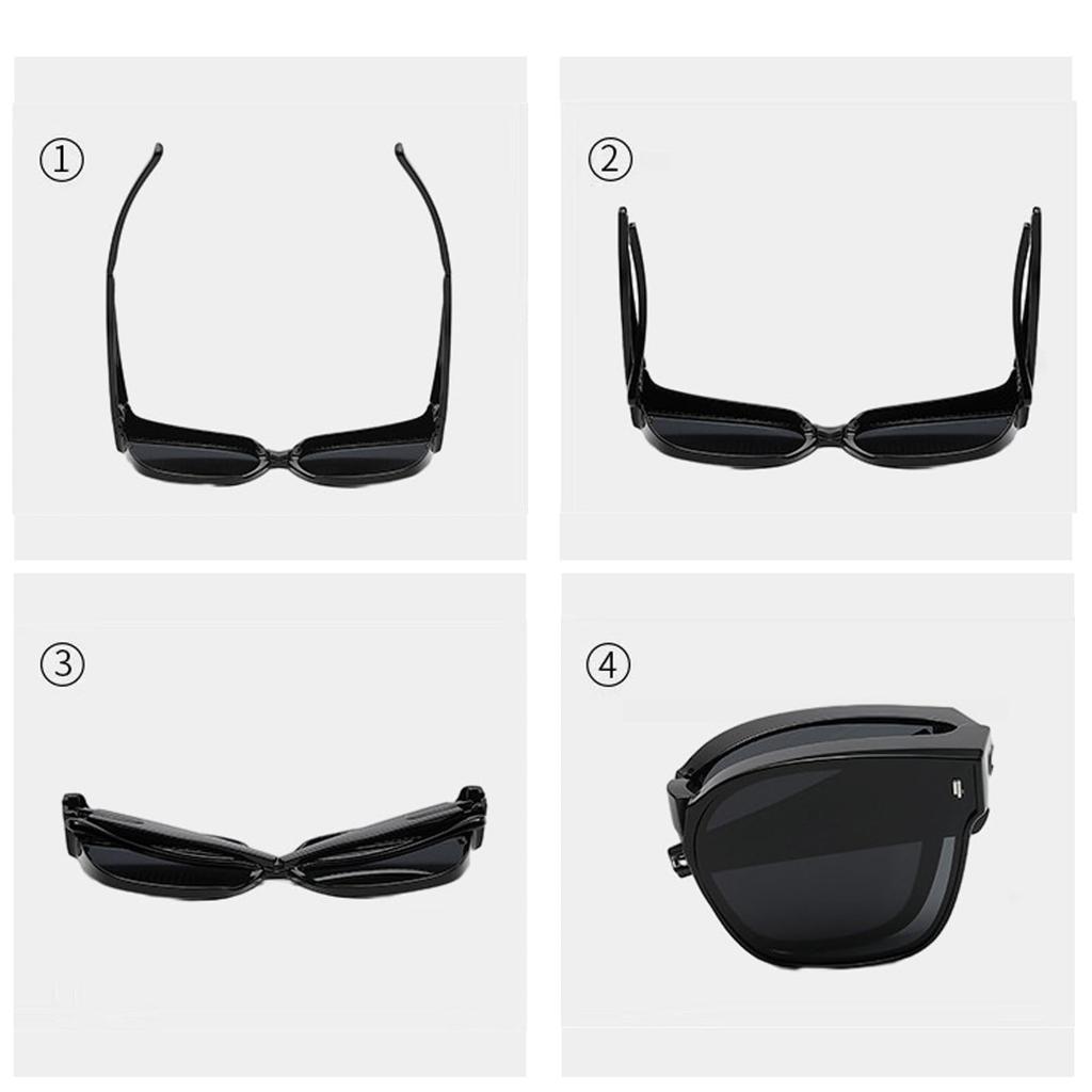 Foldable Polarized Wearable Over UV Large for B1673 [FEISEDY] Sunglasses, Over-the-Glasses Sunglasses, Lenses, Glasses, Protection, Frame, Driving,