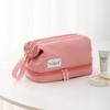 Lilang Portable Double-Layer Cosmetic Bag
