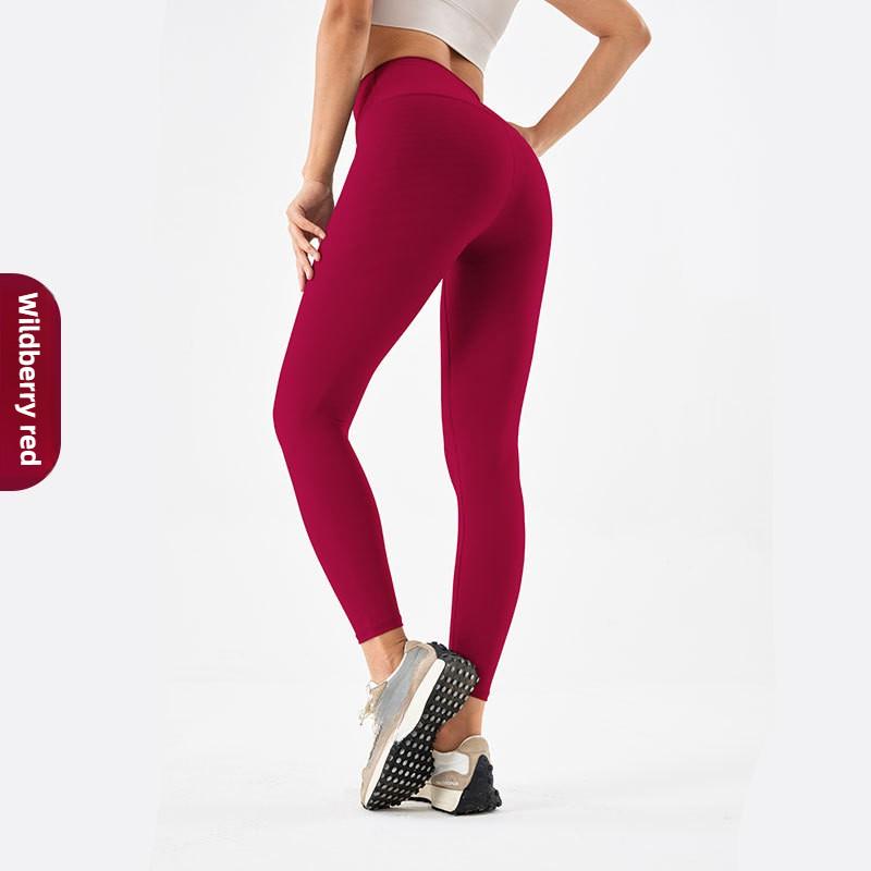 Pantaloni da yoga fitness a vita alta da donna