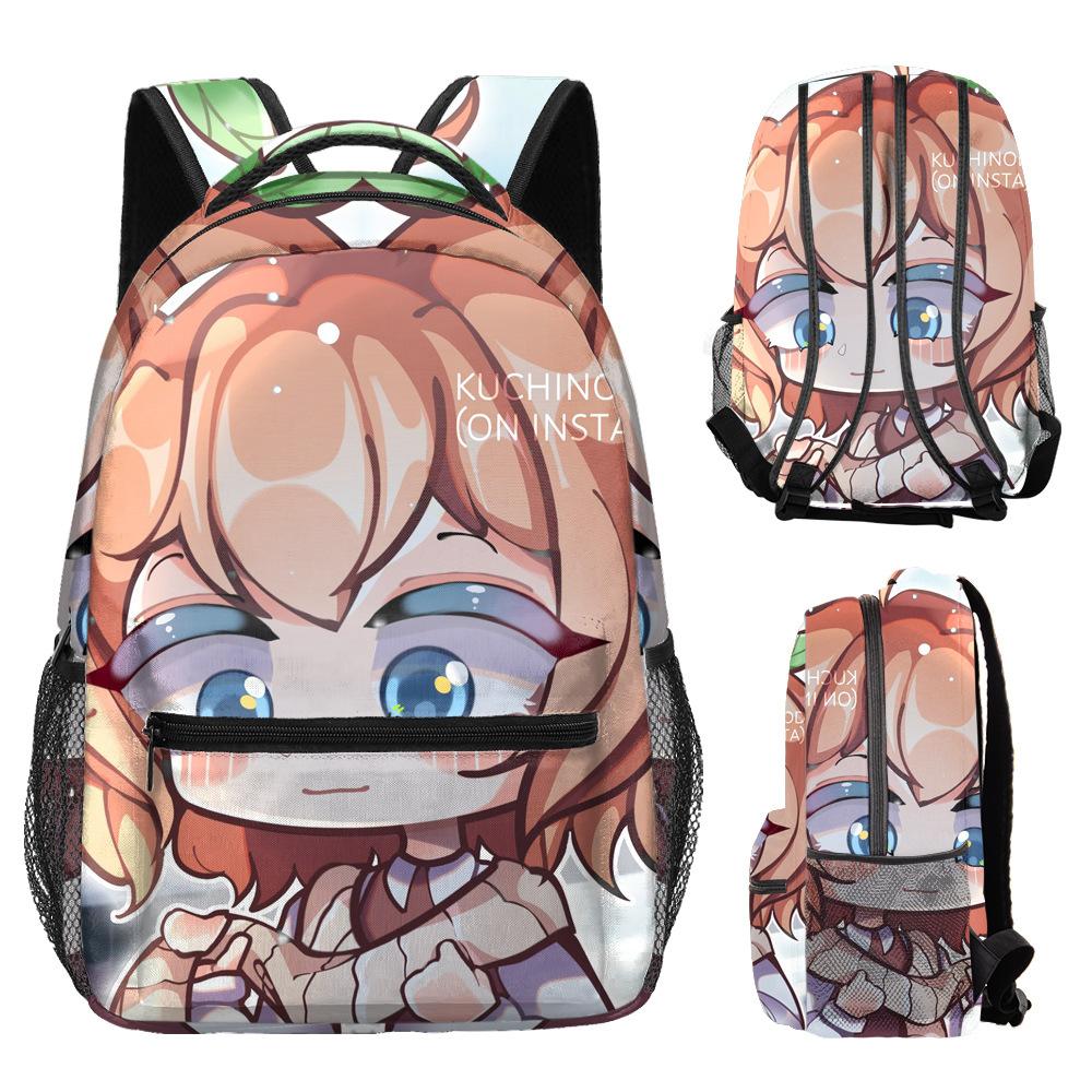 Hip Hop Kpop Youthful School Bags Unisex Cute Gacha Life Travel Bags 3D Print Oxford Waterproof Notebook Shoulder Backpacks