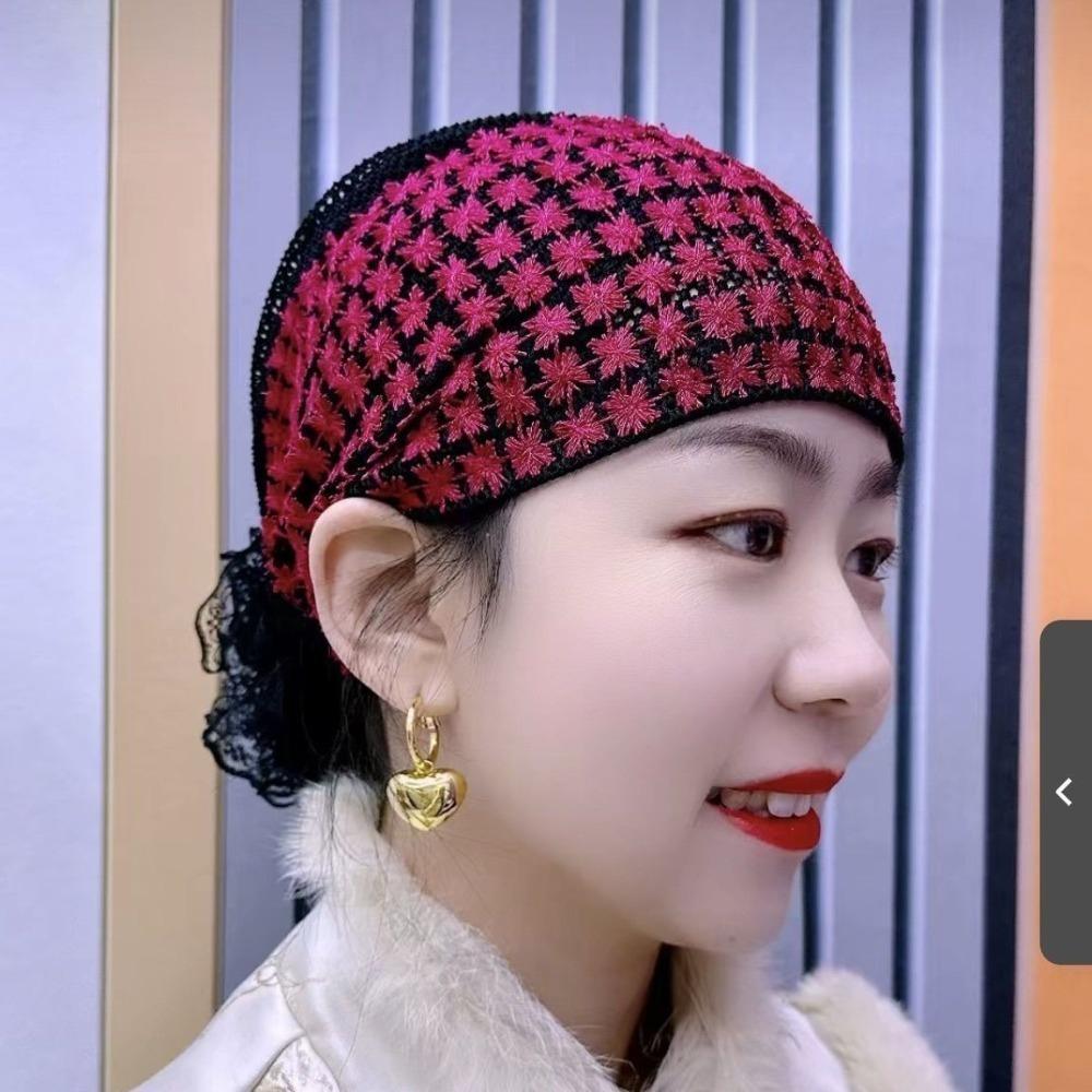 

Full Cover Headscarf Elastic Headwear New Head Wraps Caps Women 4