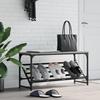 VidaXL Shoe Rack Sonoma Grey 90x30x45 Cm Engineered Wood 833421