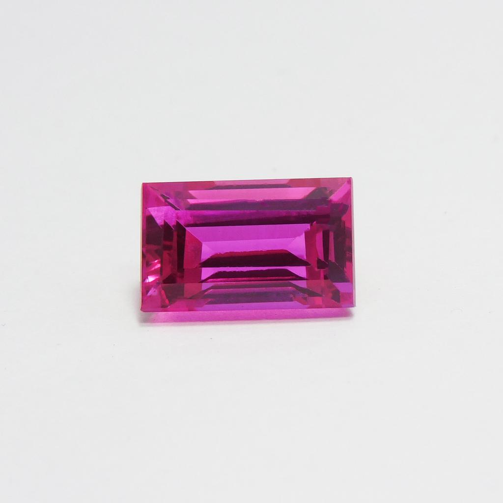 Excellent Emerald Cut 6.70 Ct Natural Pink Ruby Loose Gemstone CERTIFIED P-4674-Ra