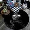 Custom Name,Goku pattern round rug,Carpet Rug for Living Room Bedroom Playroom ,Non-slip Floor Mat,Holiday Gifts and Birthday Gifts.