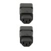 2PCS IEC320 C20 to IEC320 C13 Power Adapter Plug and Play C20 to C13 Power Socket Adapter for UPS PDU Server Ups Socket