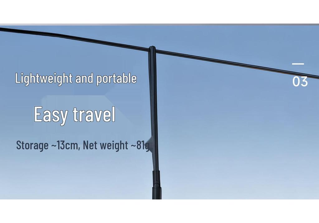 XS22 Extension Pole Tripod & Selfie Stick with Metal Tablet Phone Clip