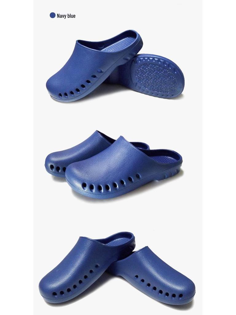 Non-Slip Closed Toe Surgical Slippers: Lab & Operating Room Protective Footwear for Nurses
