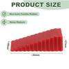 Safety Silicone Door Stop Block Wedge Stop Door Stopper Home Offices Door Rear Retainer Impact Stopper Rubber Stops No Drill