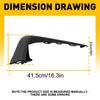 New Front Right Passenger Bumper Trim Molding For 19-22 Honda Pilot Upper Black