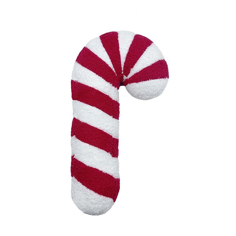 Christmas Candy Cane Pillows Plush Adorable Animal Shaped Toy Soft And Cuddly 45cm