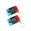 Mini Dual-Color Electronic Tetris Game Keychain Console