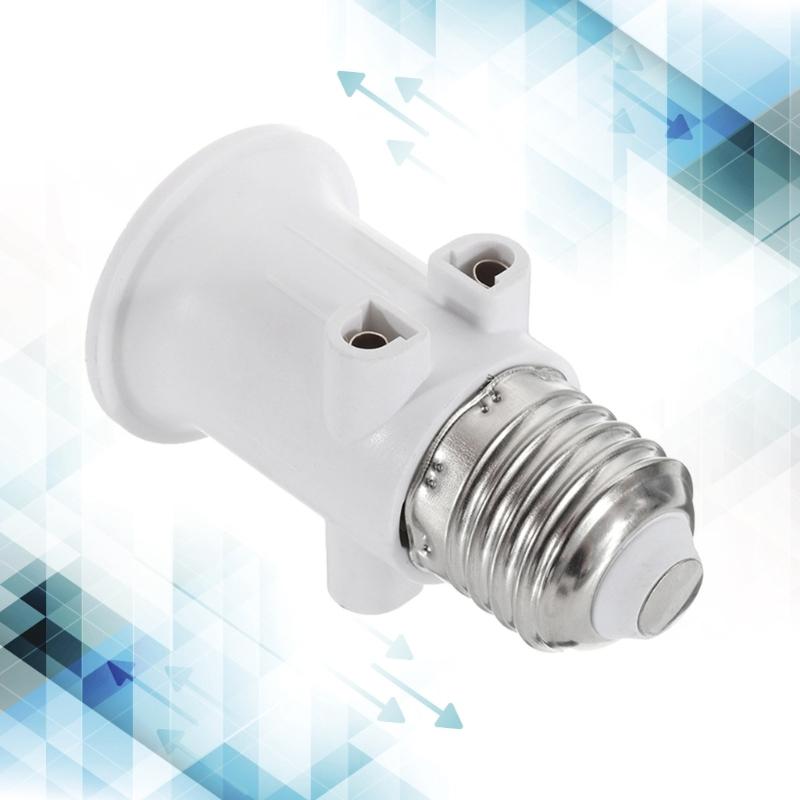 AC100-240V 4A E27 ABS EU LED Bulb Adapter Lamp Holder Base Plug Connector Accessories Screw Light Socket Conversion