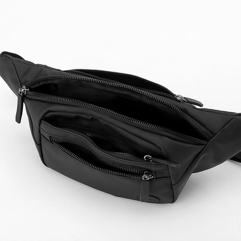 Mobile Phone Waist Bag Men's Wear-resistant Chest Bag Multi-compartment Crossbody Bag
