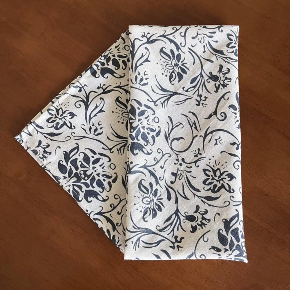Blue and White Porcelain Hand Towel Furoshiki Japanese-style Wrap Square Towel Wrap Cloth Furoshiki Handkerchief Picnic Cloth