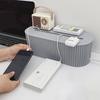 1pc Cable Storage Box with Lid for Office, High Capacity Cord Organizer, Space Saving Desktop Socket Cable Management Box