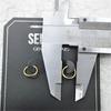 Qingdao Kanila Foreign Trade Jewelry European and American Niche Surgical Steel Material Anti-Allergy Ear Piercing Daily Earrings