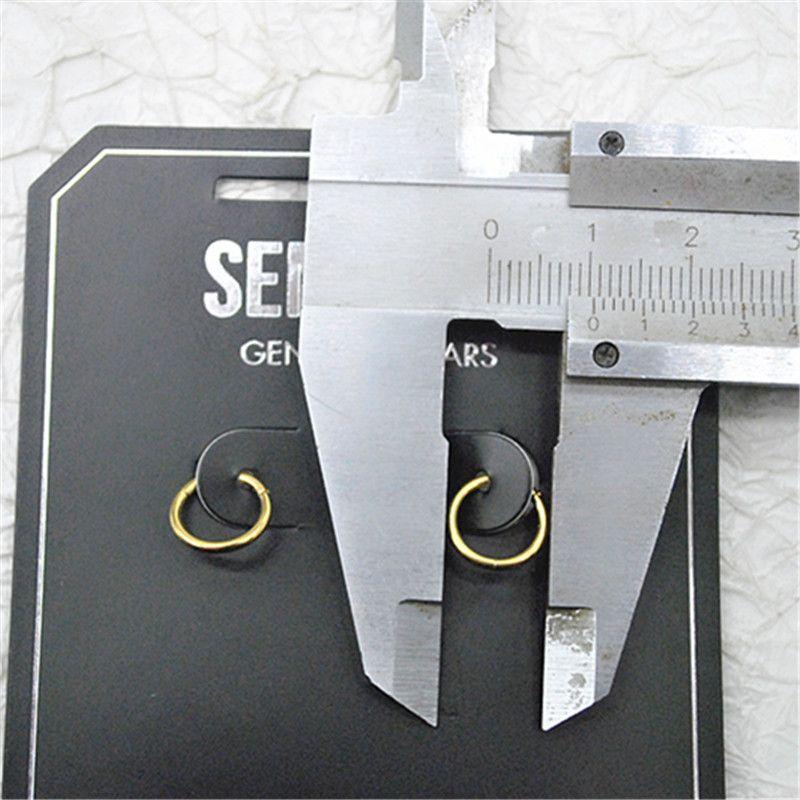 Qingdao Kanila Foreign Trade Jewelry European and American Niche Surgical Steel Material Anti-Allergy Ear Piercing Daily Earrings