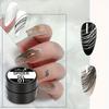 1pc Elastic Nail Polish Gel Carved And Painted Drawing Gel DIY Nail Art Varnish For Manicure