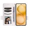 For Vivo V60 5G Case with Wrist Strap Litchi Texture PU Leather Wallet Phone Cover