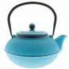 Cast Iron Kettle Blue 1.5 L Infuser With Strainer For Herbal Tea