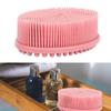Hypoallergenics Silicone Body Scrubber For Adults And Kids Friendly Bath Brush With Flexible Bristles